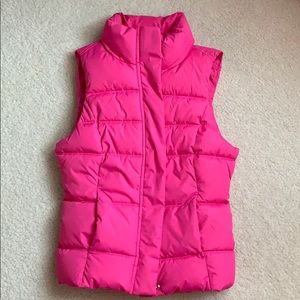 Brand new GAP pink puffer vest